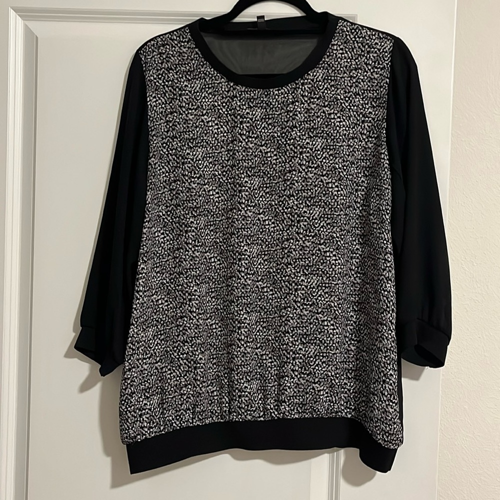 *3 for $18* Limited sheer top. Fitted waistband and cuffs. Suits  or jeans.